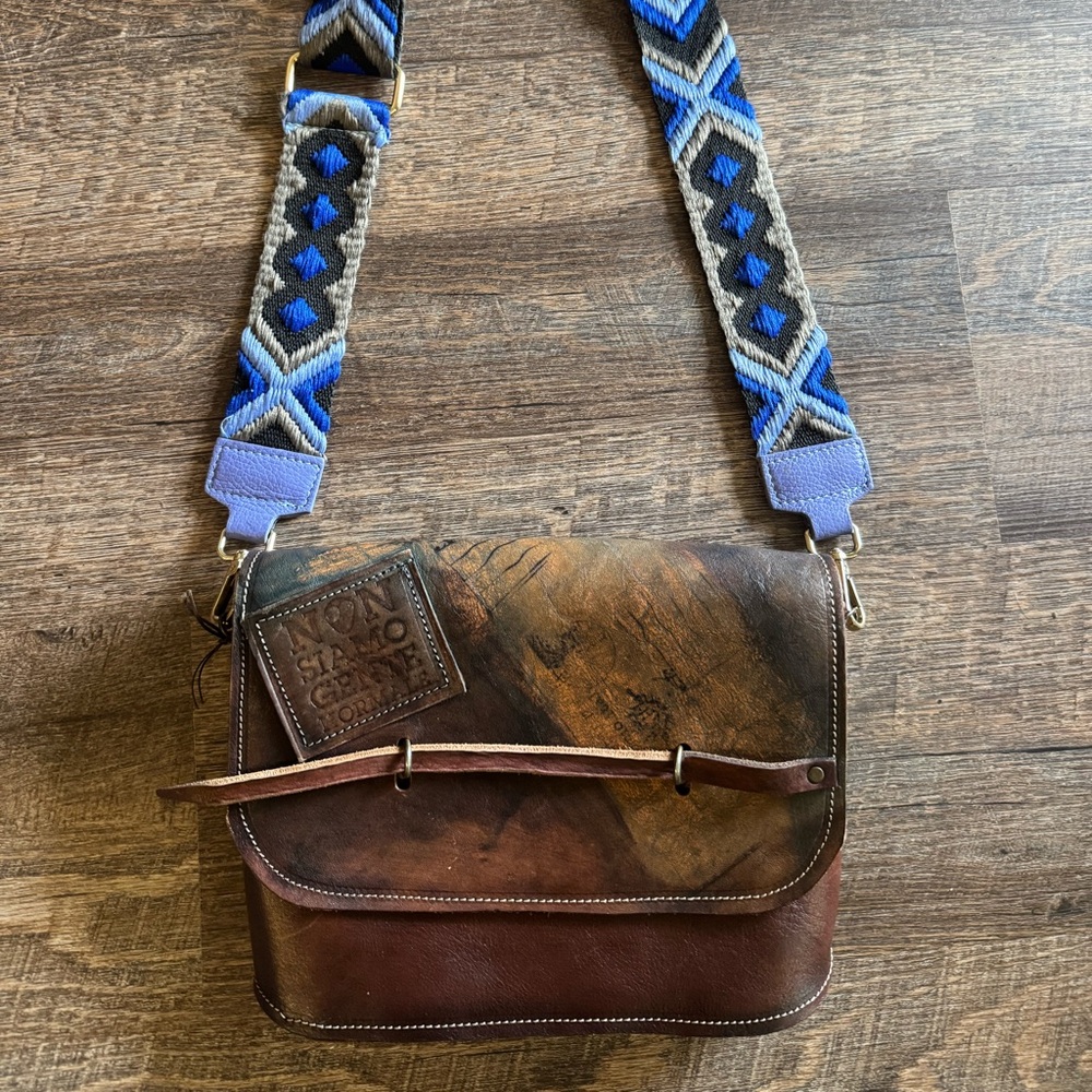 Handcrafted Artisan Italian Leather Crossbody